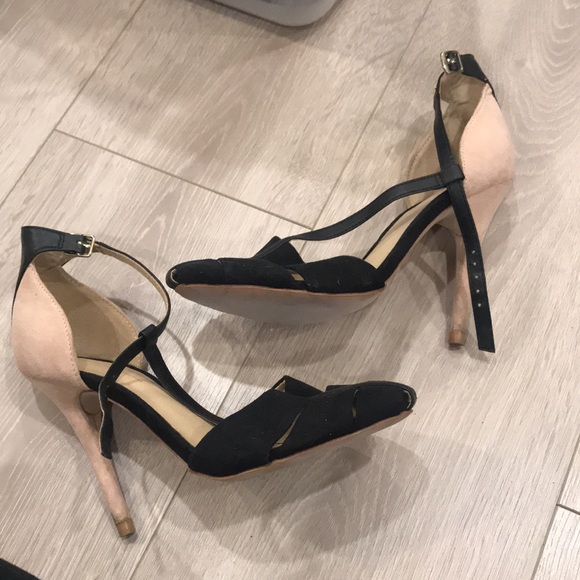 Zara black and cream heels - Picture 2 of 4
